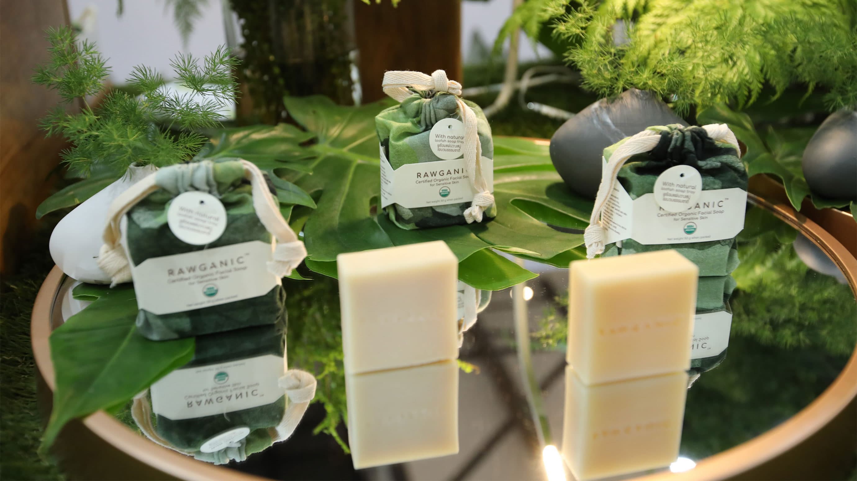 Product presentation of soaps
